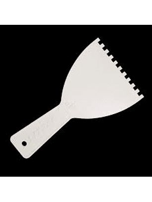 ESPATULA PLASTICA DENTADA 4