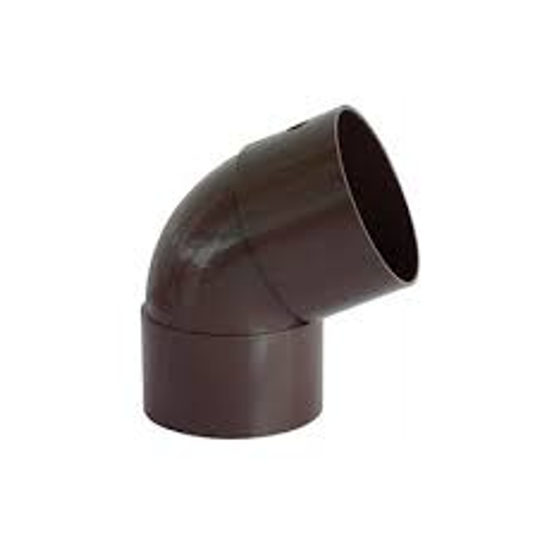CODO CANALETA MARRON 67.5 1