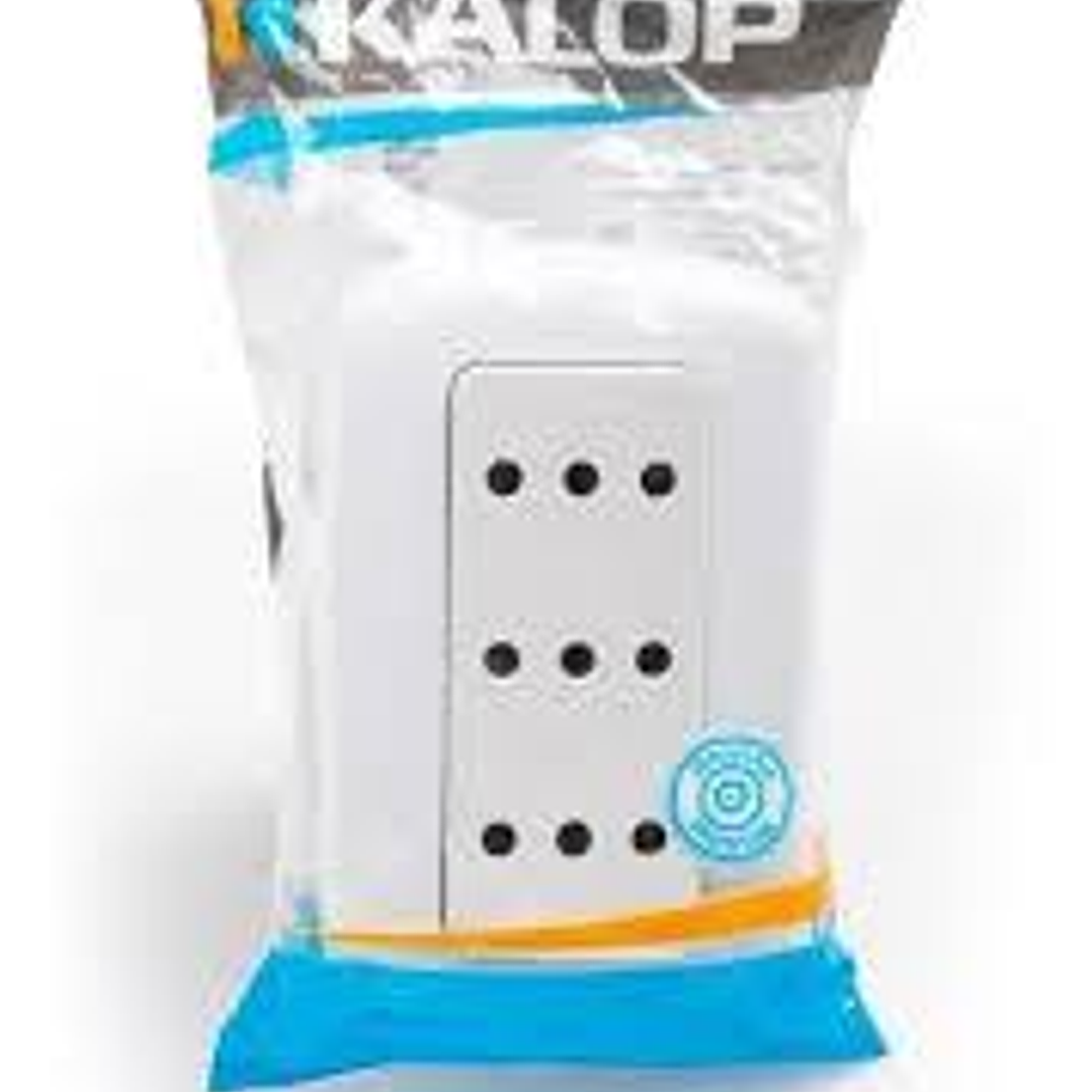 ENCHUFE TOMA CORRIENTE TRIPLE SOBREPUESTO KALOP COD. KS39673 1