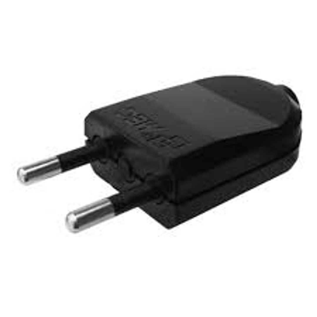 Enchufe Macho Conv 2p Negro 1