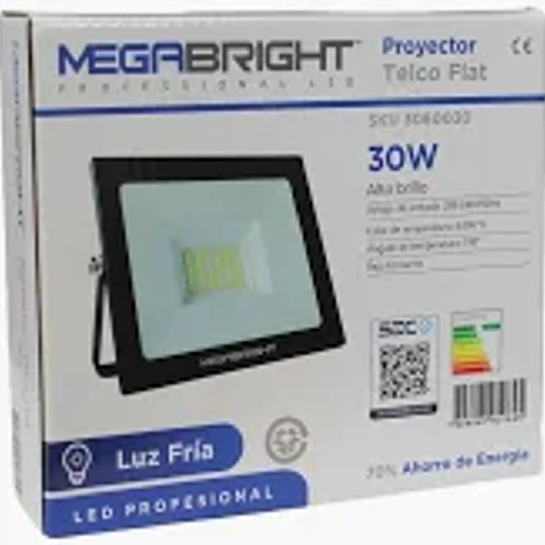 Foco Led 30w Megabright C/ Sensor 1