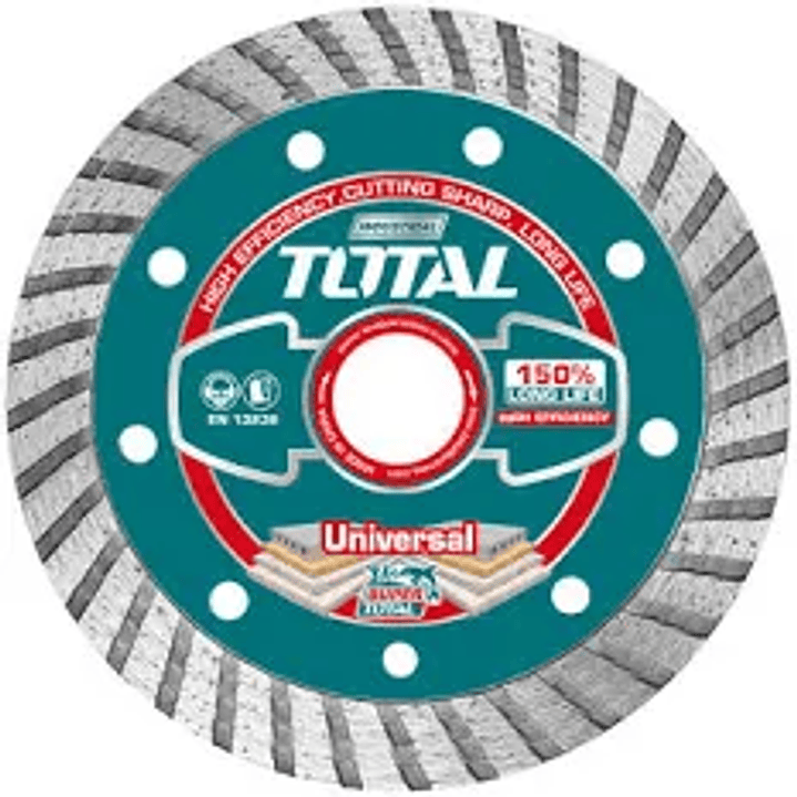 DISCO DIAMANTADO CONTINUO  4 1/2 CORTE HUMEDO TOTAL 1