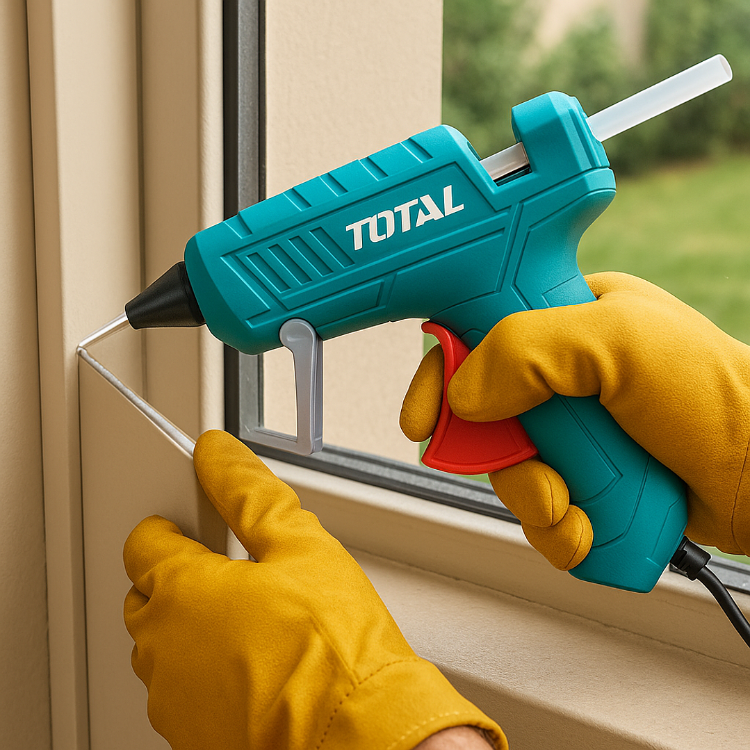 Pistola Pegar Silicona 100w Total 1