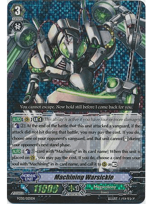 Machining Warsickle - FC02/025EN - Triple Rare (RRR)