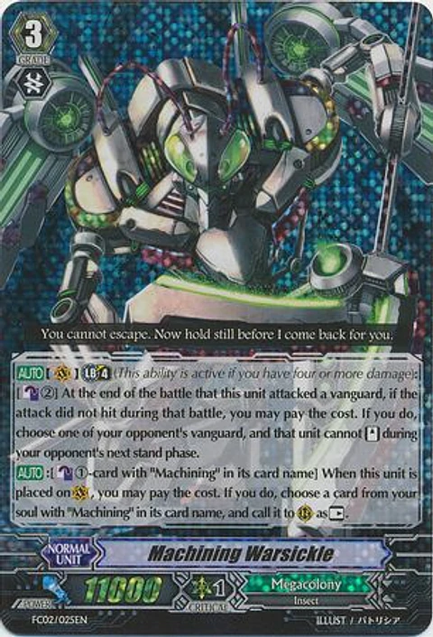 Machining Warsickle - FC02/025EN - Triple Rare (RRR)