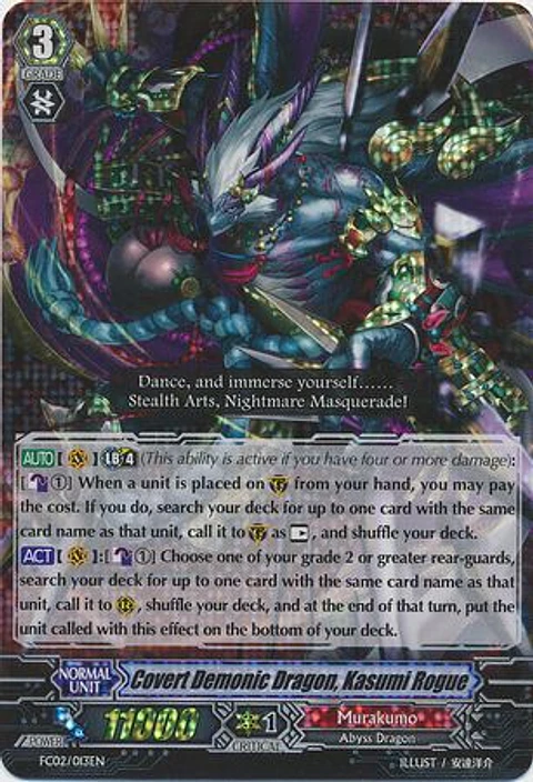Covert Demonic Dragon, Kasumi Rogue - FC02/013EN - Triple Rare (RRR)