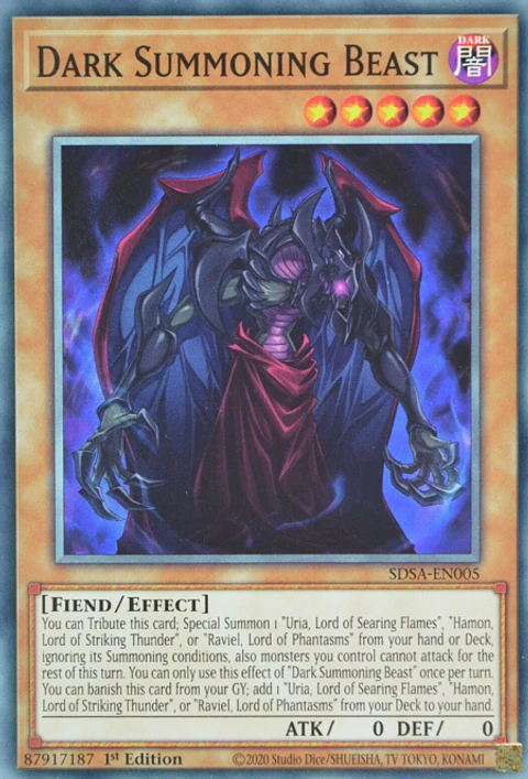Dark Summoning Beast - SDSA-EN005 - Common 