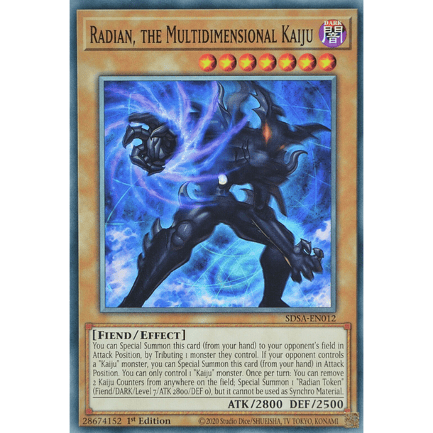 Radian, the Multidimensional Kaiju - SDSA-EN012 - Common 