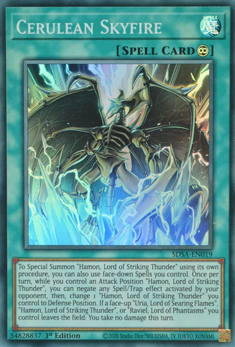 Cerulean Skyfire - SDSA-EN019 - Super Rare