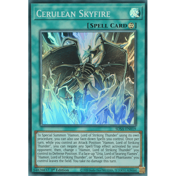 Cerulean Skyfire - SDSA-EN019 - Super Rare
