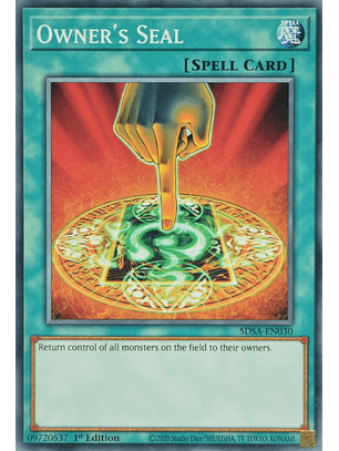 Owner's Seal - SDSA-EN030 - Common 