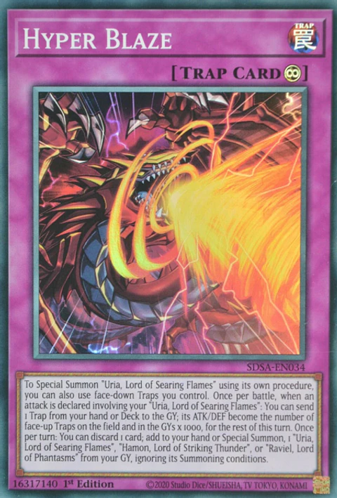 Hyper Blaze - SDSA-EN034 - Super Rare