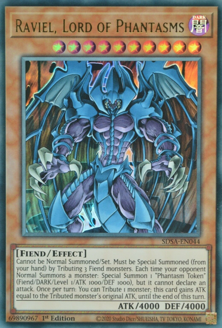 Raviel, Lord of Phantasms - SDSA-EN044 - Ultra Rare 1