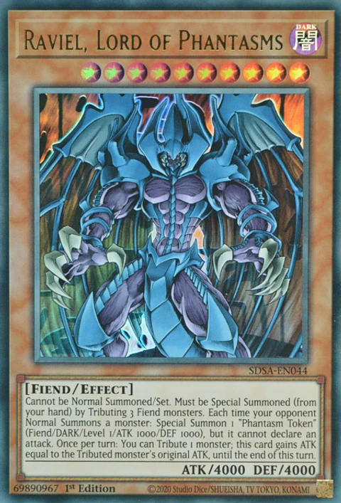 Raviel, Lord of Phantasms - SDSA-EN044 - Ultra Rare