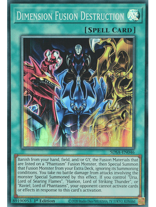 Dimension Fusion Destruction - SDSA-EN046 - Super Rare