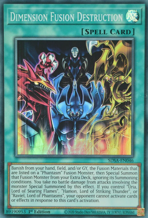 Dimension Fusion Destruction - SDSA-EN046 - Super Rare