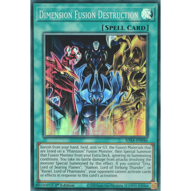 Dimension Fusion Destruction - SDSA-EN046 - Super Rare