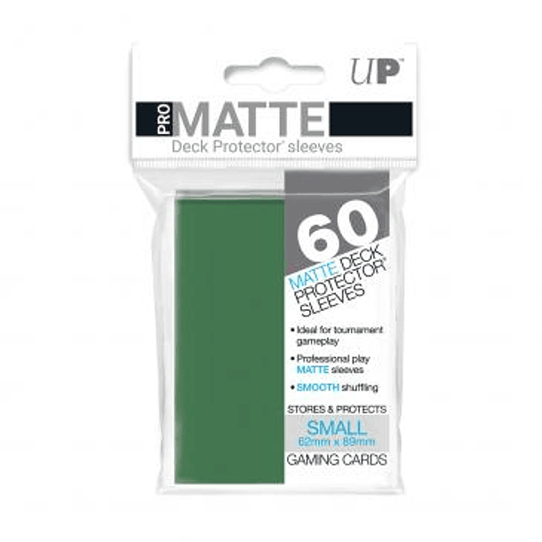 60ct  Green Small Deck Protectors Gloss