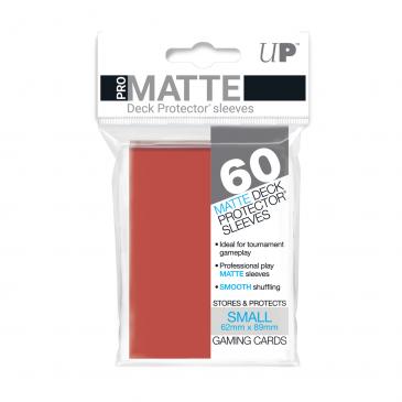 60ct Pro-Matte Red Small Deck Protectors  1