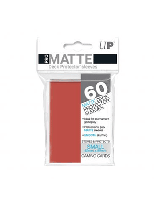 60ct Pro-Matte Red Small Deck Protectors 