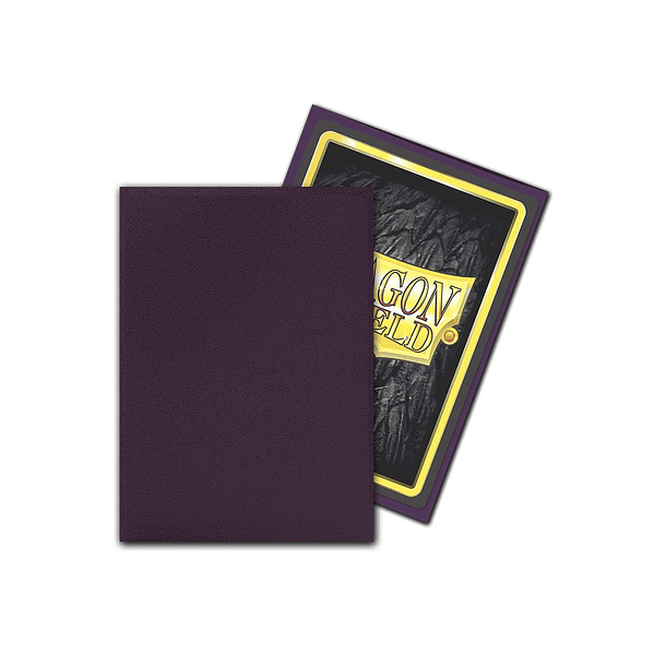 Micas Dragon Shield - Purple Matte Non-Glare  100 Standard Size (Back Order)