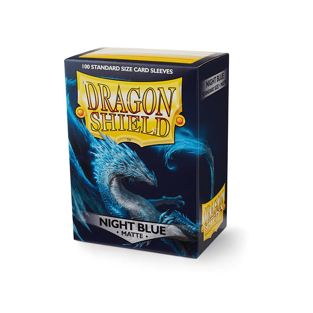 Micas Dragon Shield Night Blue Matte 100 Standard Size (back Order) 2