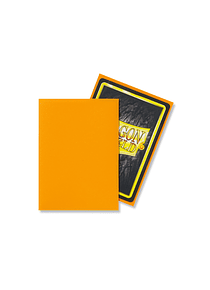 Micas Dragon Shield Orange Matte 100 Standard Size (back Order)