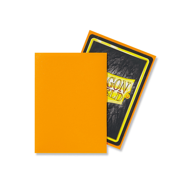 Micas Dragon Shield Orange Matte 100 Standard Size (back Order) 1