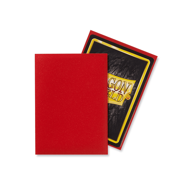Micas Dragon Shield - Crimson Matte 100 Standard Size (Back Order) 1