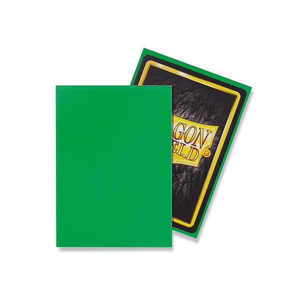 Micas Dragon Shield - Apple Green Matte 100 Standard Size (Back Order)