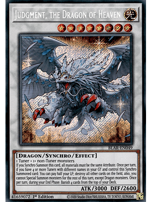 Judgment, the Dragon of Heaven - BLAR-EN049 - Secret Rare