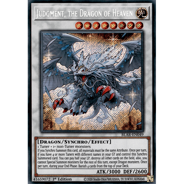 Judgment, the Dragon of Heaven - BLAR-EN049 - Secret Rare