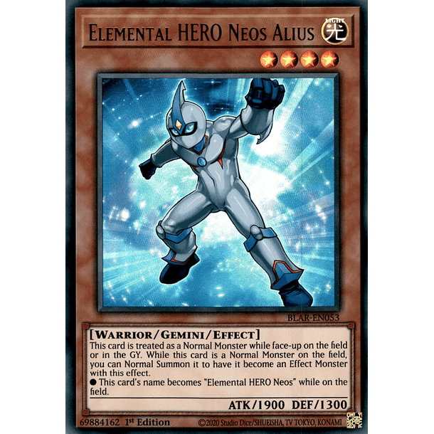Elemental HERO Neos Alius - BLAR-EN053 - Ultra Rare 