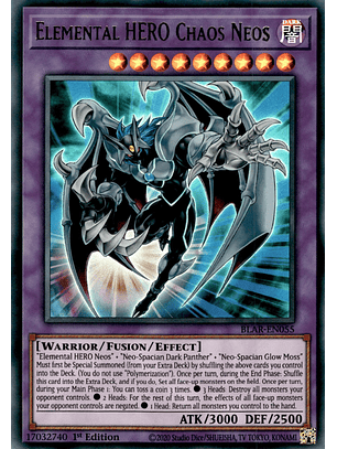 Elemental HERO Chaos Neos - BLAR-EN055 - Ultra Rare
