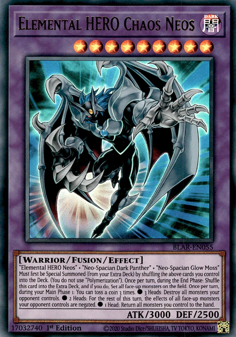 Elemental HERO Chaos Neos - BLAR-EN055 - Ultra Rare