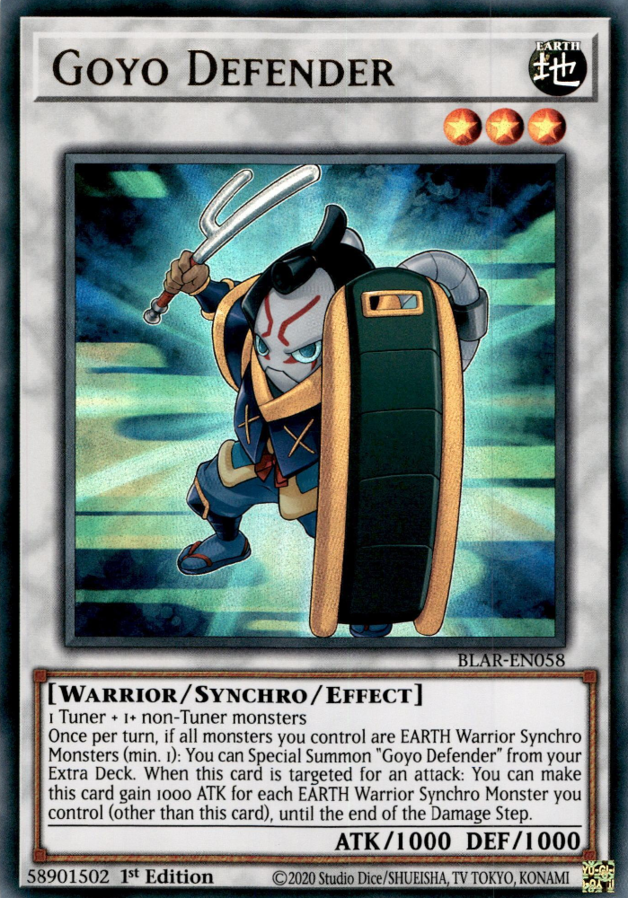 Goyo Defender - BLAR-EN058 - Ultra Rare 1