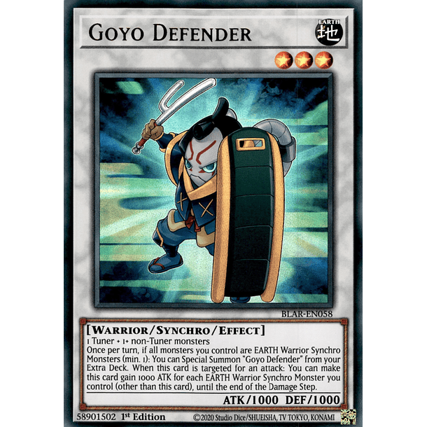 Goyo Defender - BLAR-EN058 - Ultra Rare