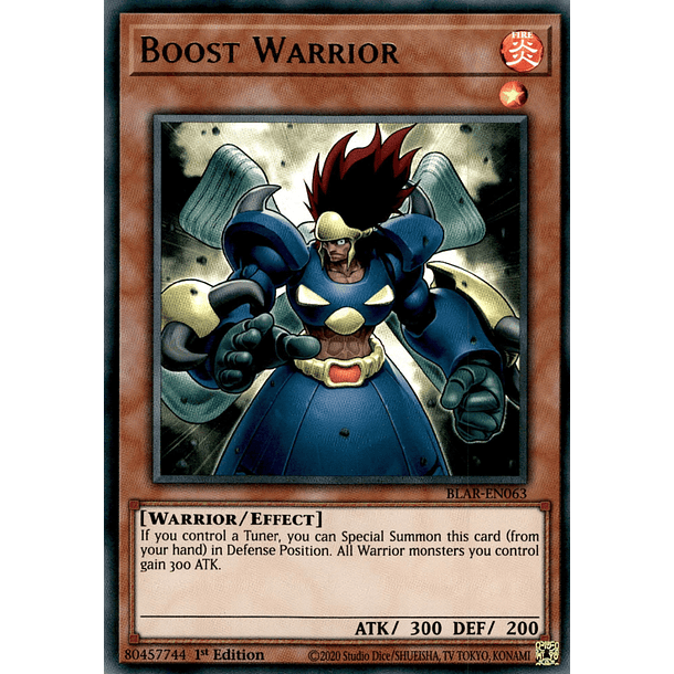 Boost Warrior - BLAR-EN063 - Ultra Rare