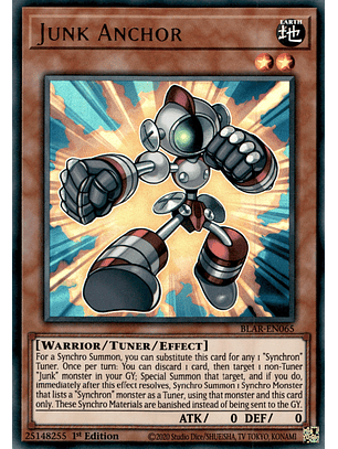 Junk Anchor - BLAR-EN065 - Ultra Rare