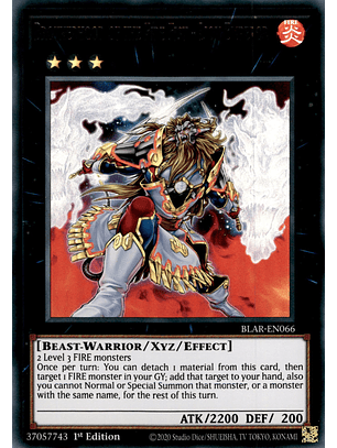 Brotherhood of the Fire Fist - Lion Emperor - BLAR-EN066 - Ultra Rare