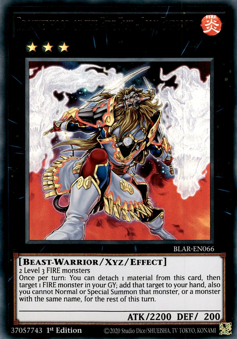 Brotherhood of the Fire Fist - Lion Emperor - BLAR-EN066 - Ultra Rare