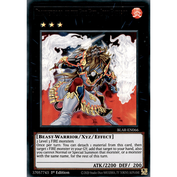 Brotherhood of the Fire Fist - Lion Emperor - BLAR-EN066 - Ultra Rare