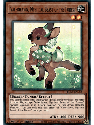 Valerifawn, Mystical Beast of the Forest - BLAR-EN068 - Ultra Rare