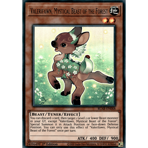 Valerifawn, Mystical Beast of the Forest - BLAR-EN068 - Ultra Rare