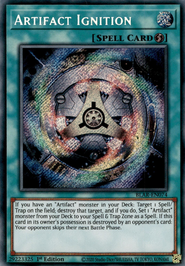 Artifact Ignition - BLAR-EN074 - Secret Rare 1