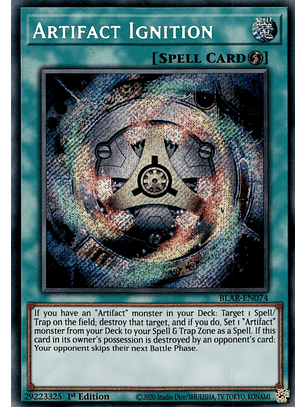Artifact Ignition - BLAR-EN074 - Secret Rare