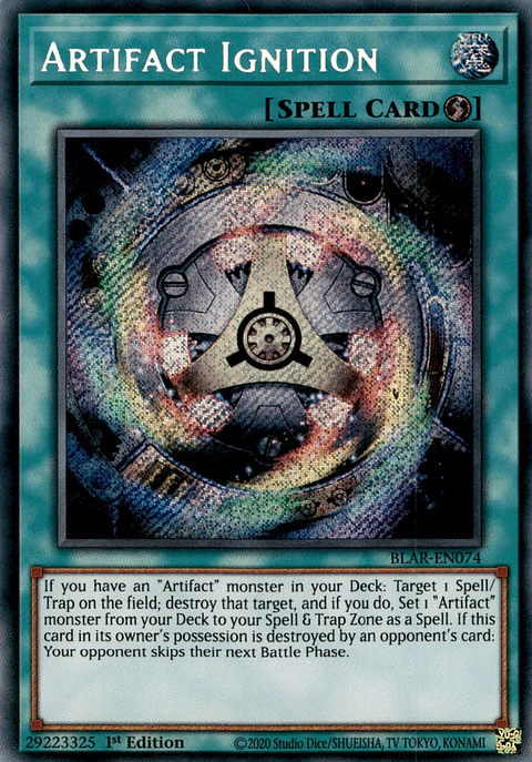 Artifact Ignition - BLAR-EN074 - Secret Rare