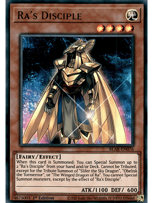 Ra's Disciple - BLAR-EN076 - Ultra Rare 