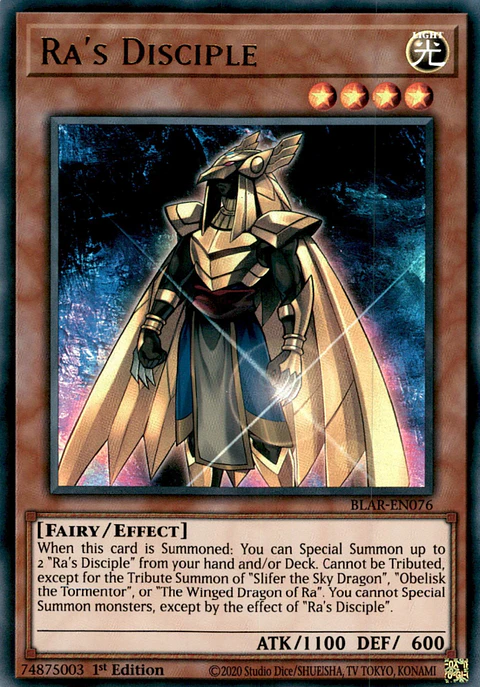 Ra's Disciple - BLAR-EN076 - Ultra Rare 