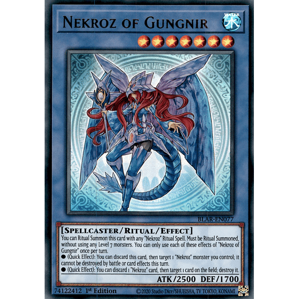 Nekroz of Gungnir - BLAR-EN077 - Ultra Rare